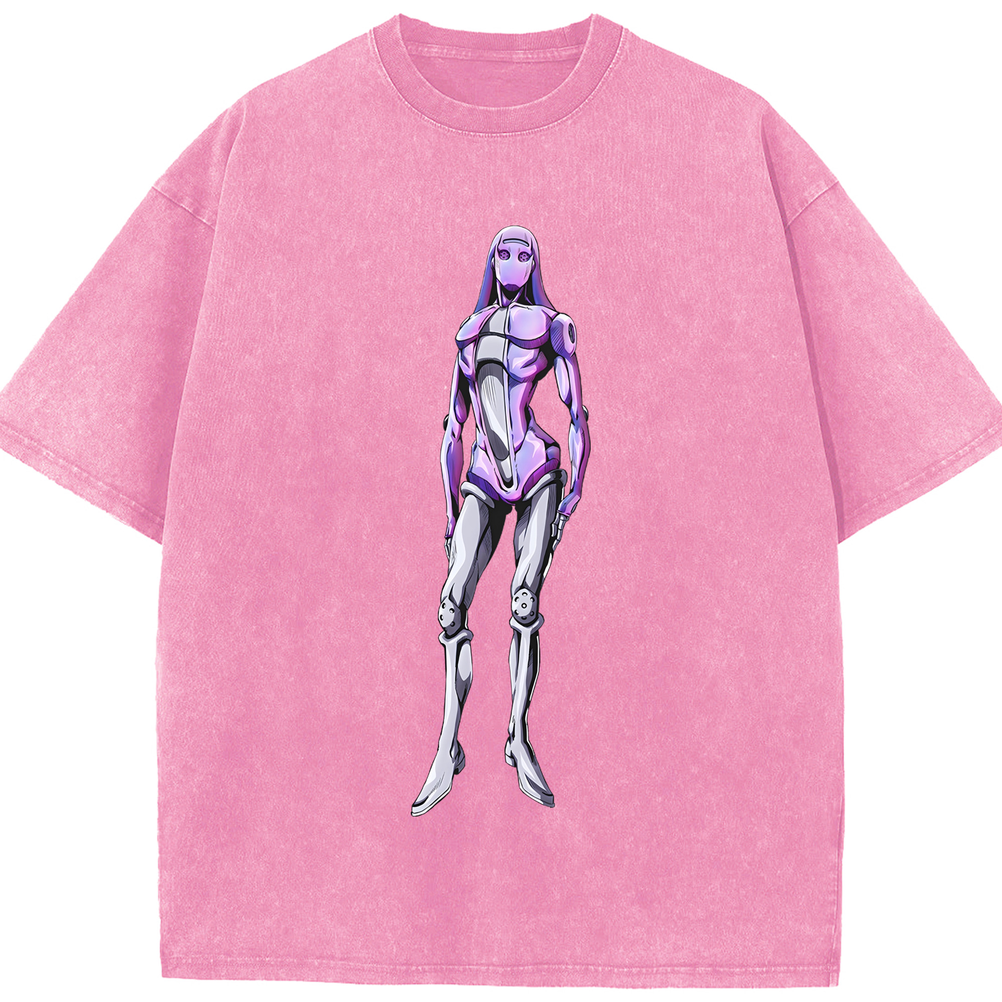 （画像用） ジョジョの奇妙な冒険 JoJo's Bizarre Adventure 綿100% ヴィンテージ風 半袖Tシャツ（フロントプリント）